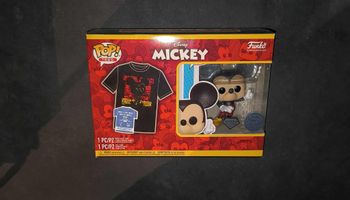 Pack Funko Pop + T-Shirt / Mickey Mouse 1187 / Disney / Diamond Spécial édition