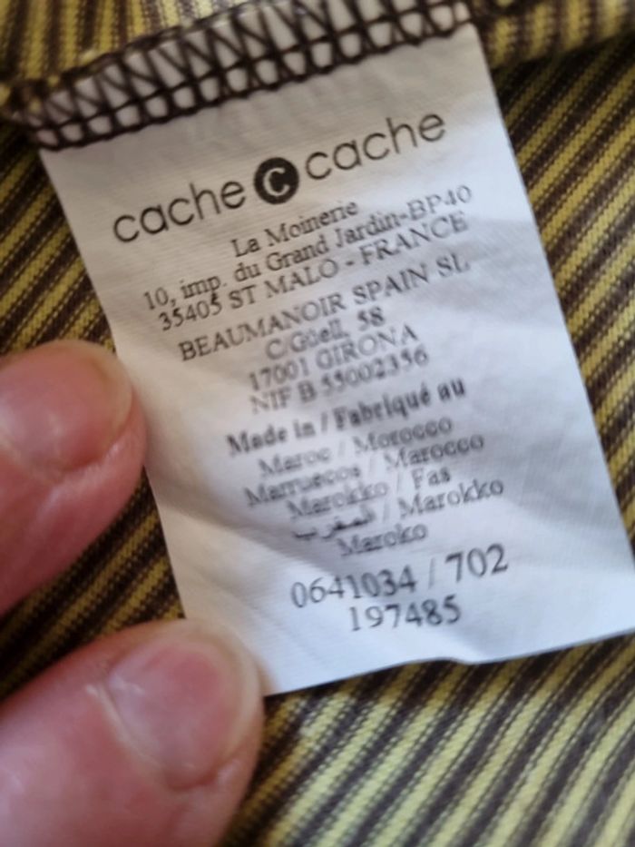 Débardeur rayé cache cache taille 1 - photo numéro 5