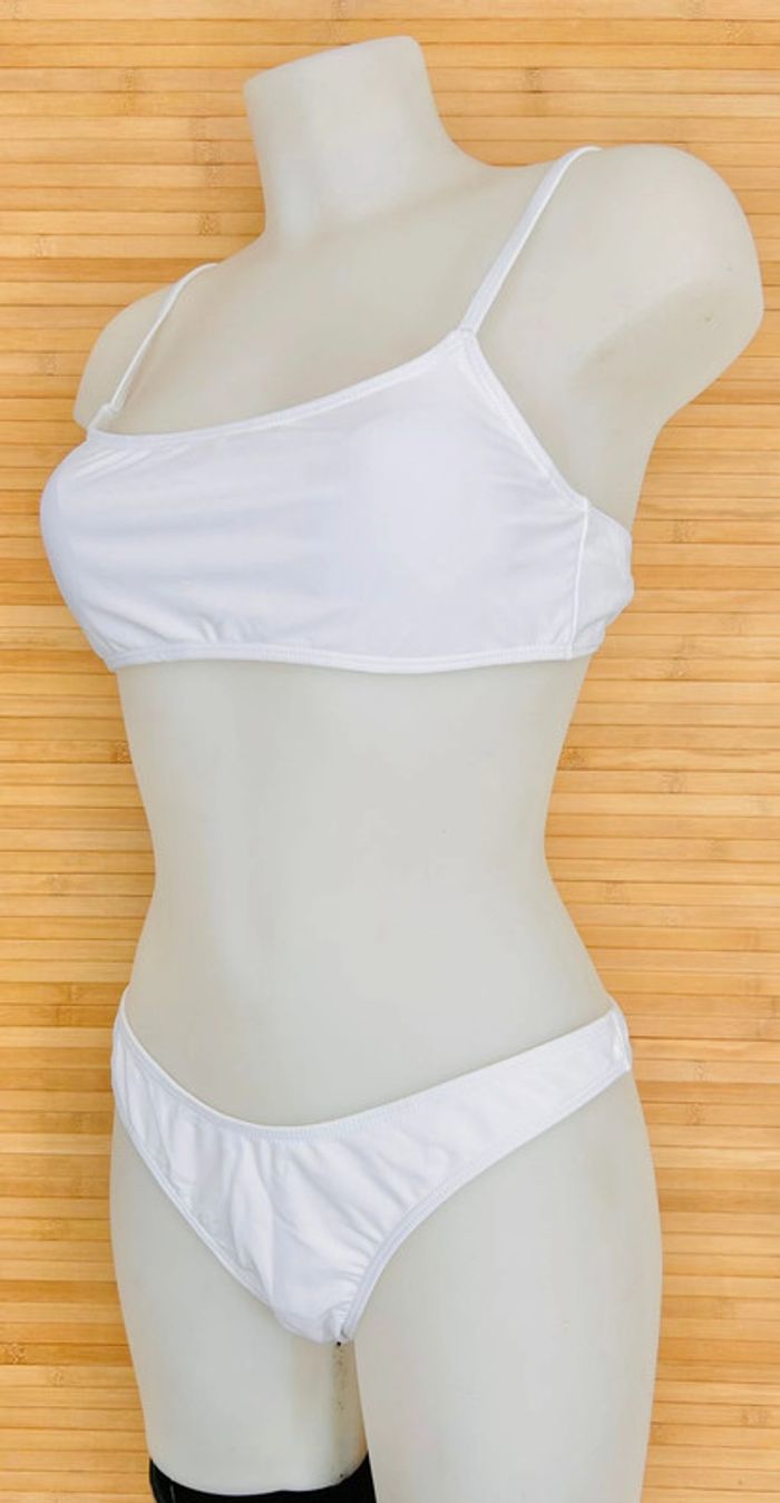 Bikini brésilien blanc taille S - photo numéro 2