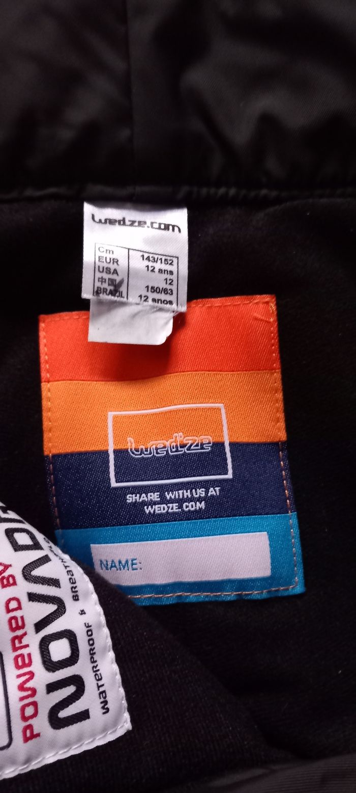 Lot 2 pantalons  de neige 12 ans - photo numéro 3