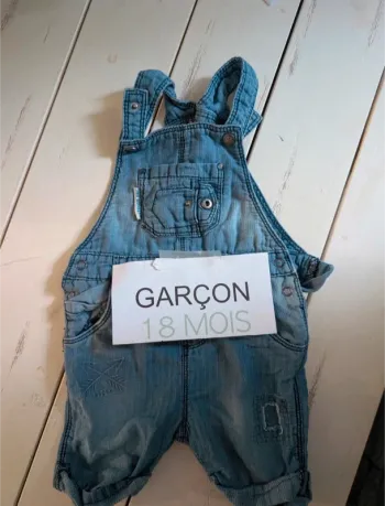 Salopette été bébé garçon 18 mois