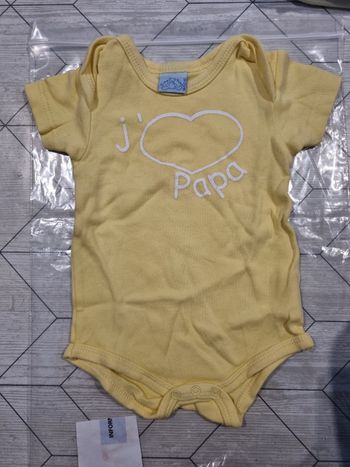 Body "j'aime papa" King Bear