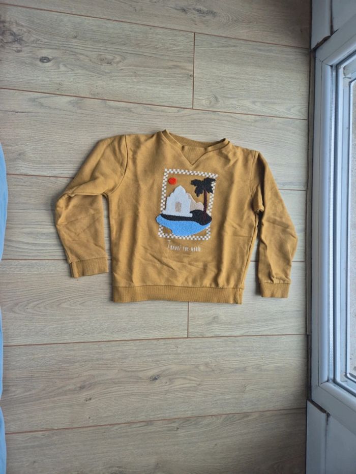 Sweat moutarde 8 ans lc kids