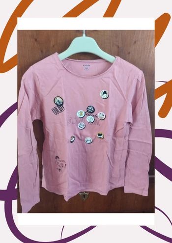 🎀 T-shirt rose - ML - 10 ans - Kiabi 🎀
