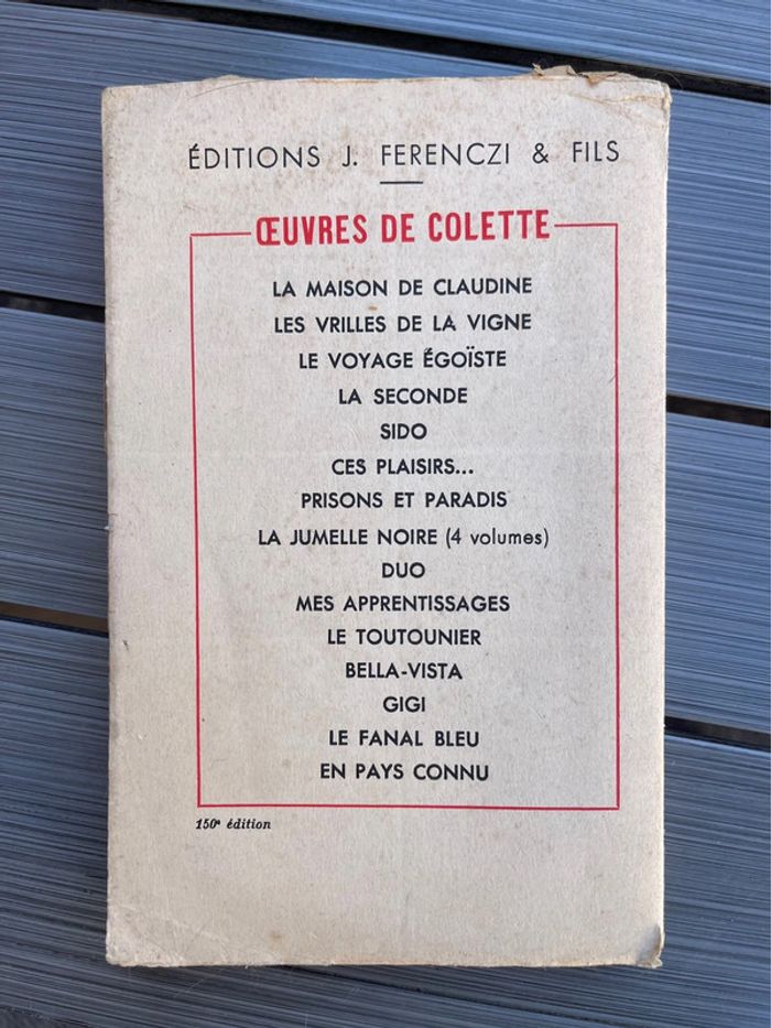Ancien livre Gigi - photo numéro 2