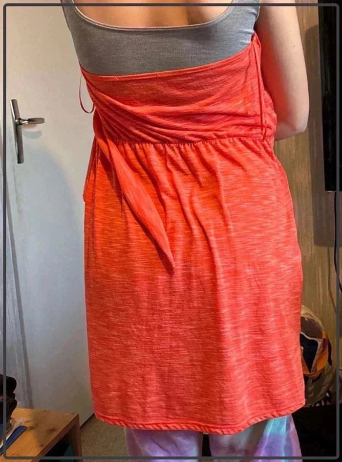 Magnifique  robe  corail  taille xl/42 - photo numéro 2