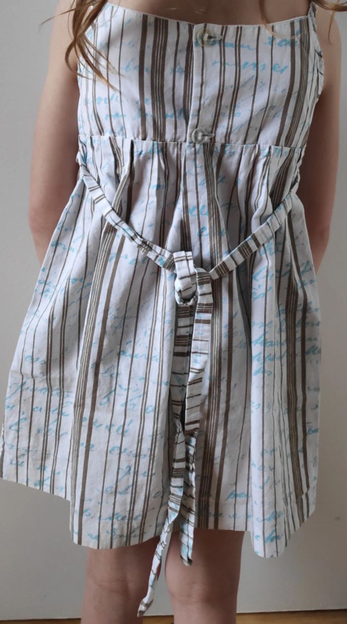 Robe petite bretelle rayée - photo numéro 2
