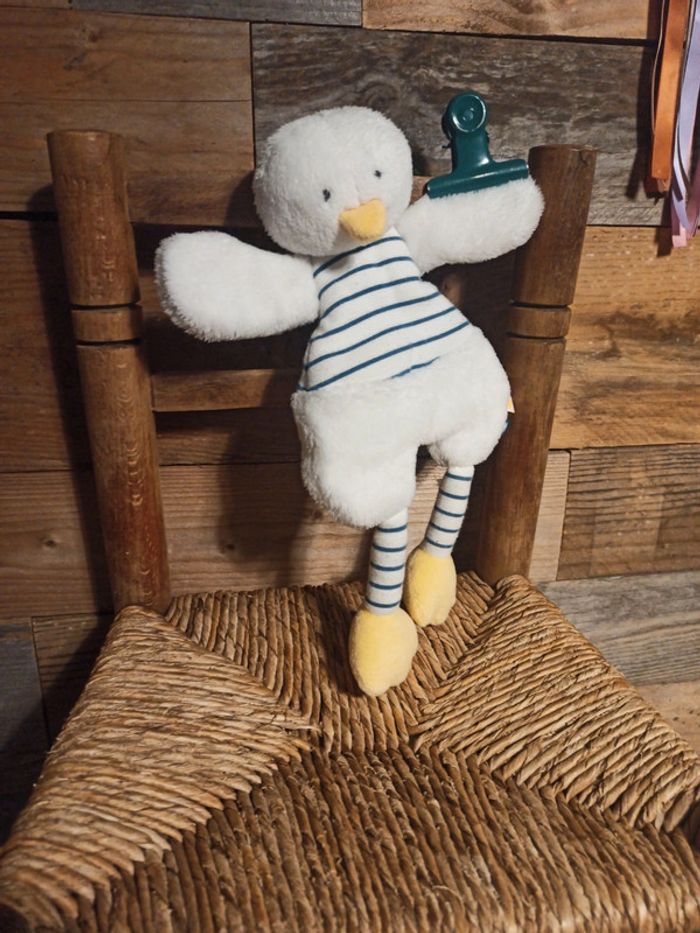 Doudou canard tape à l'oeil tbe - photo numéro 2