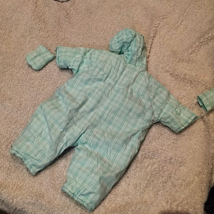 Combinaison de ski bebe 6-9mois verte - photo numéro 2