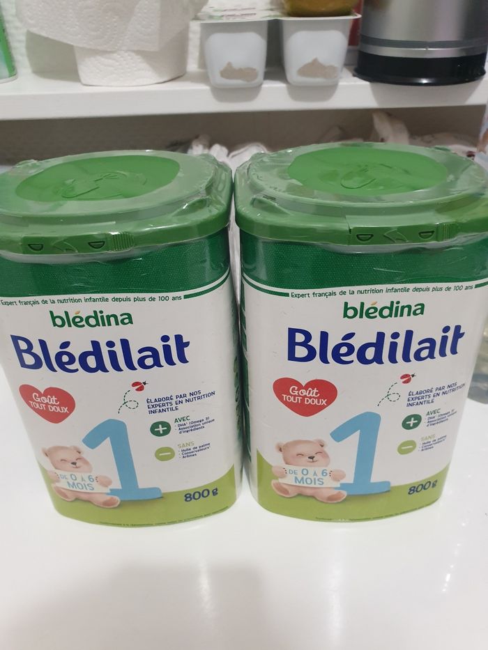 Lot de 2 boite de lait bledilait