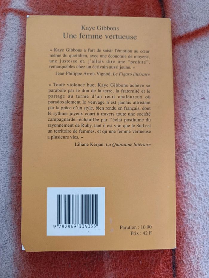 Une femme vertueuse - Kaye Gibbons - photo numéro 2