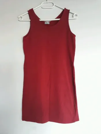 Robe moulante bordeaux