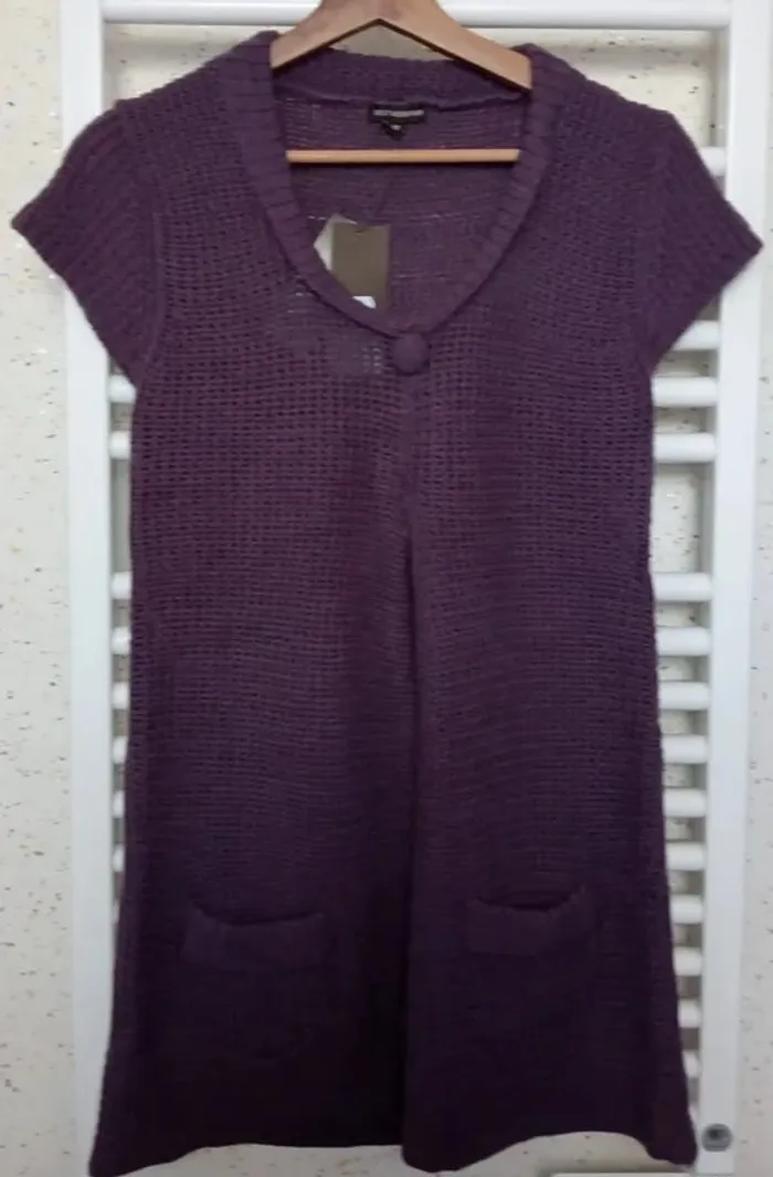 Robe / pull long violet Best Mountain Taille 16 ans - photo numéro 2