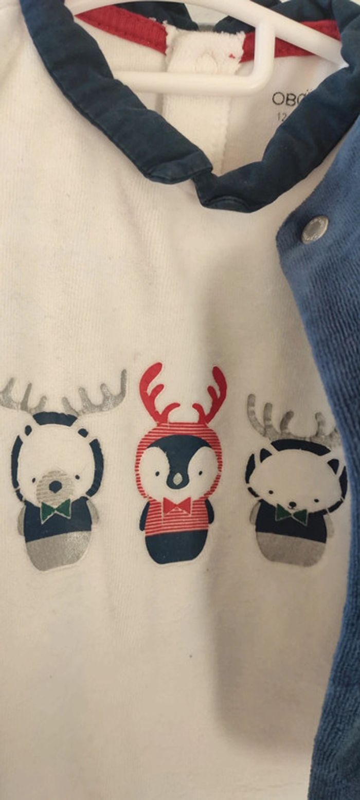 Ensemble pyjama Obaibi 12 mois - photo numéro 4