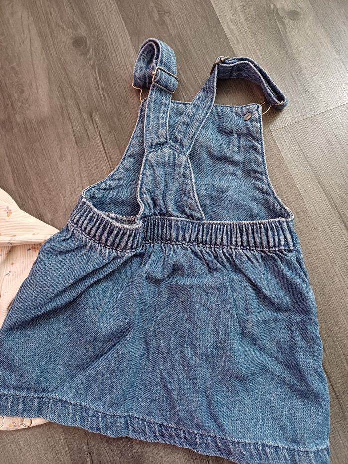 Ensemble body à fleurs et jupe salopette - photo numéro 2