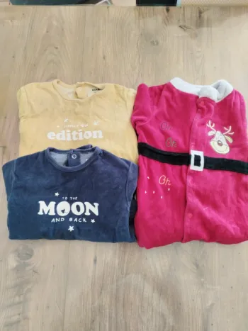 Lot de 3 pyjamas 24 mois