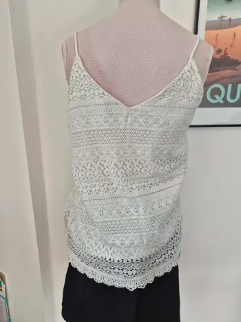 Débardeur Vero Moda blanc