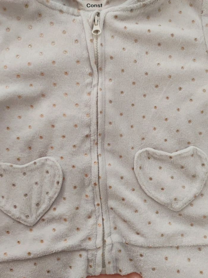 Veste / gilet zippé à capuche Kiabi 18 mois - photo numéro 4