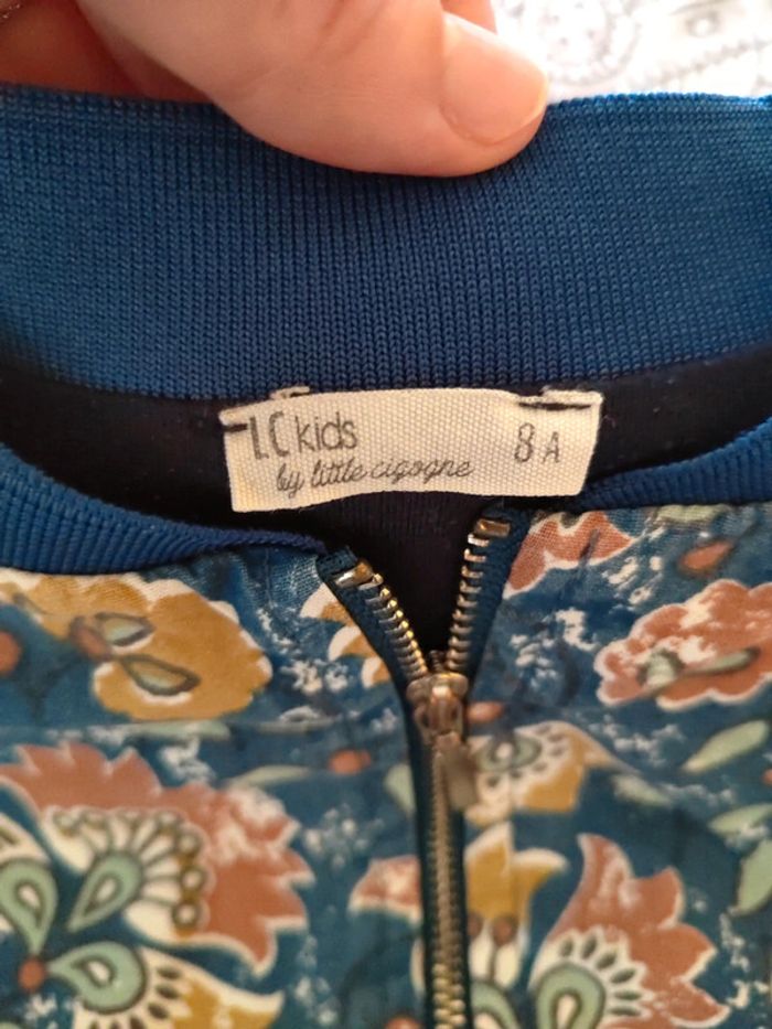 Gilet zippé imprimé lc kids 8 ans - photo numéro 3
