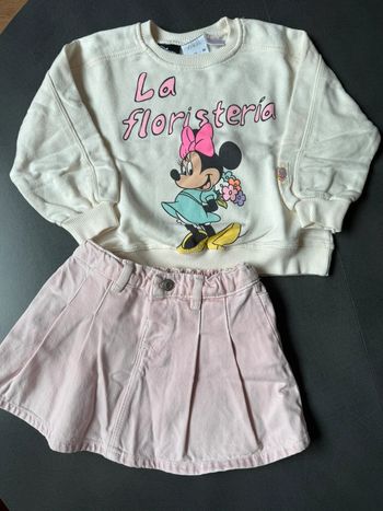 Ensemble 2 pièces sweat / jupe 24 mois
