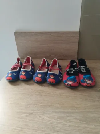 Lot de 3 paires de chaussons miraculous