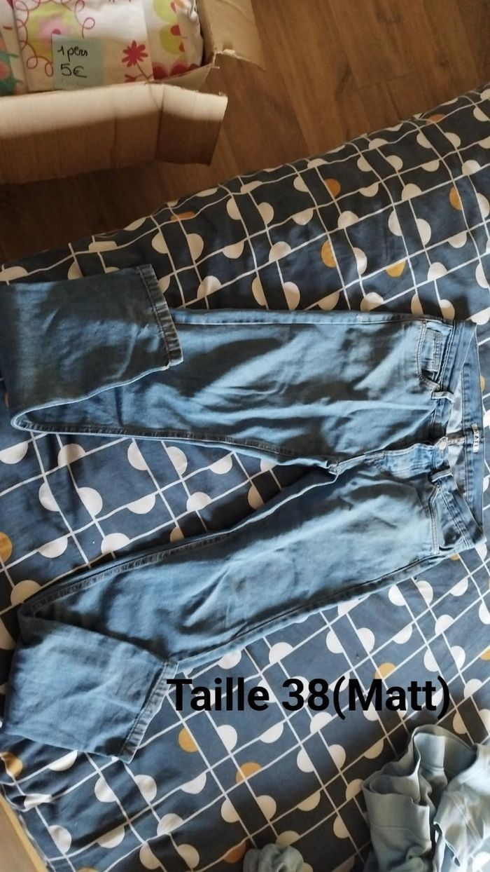 Pantalon - jeans fille taille 38