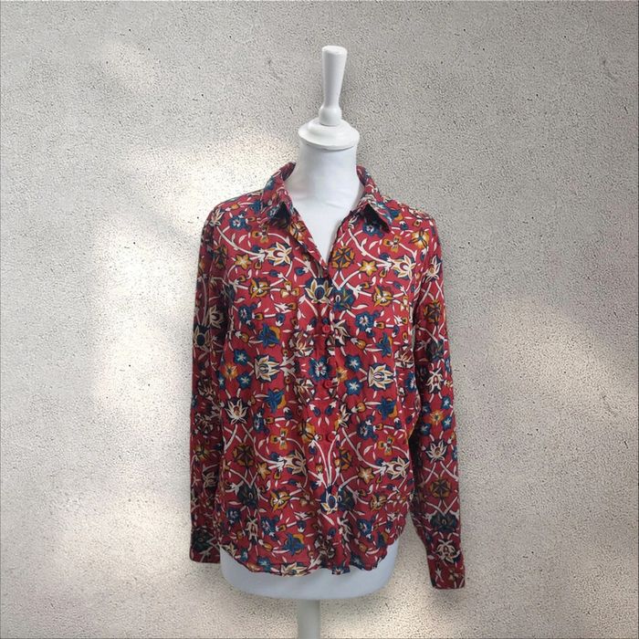 Chemise à fleurs Monoprix femme BIO taille 38