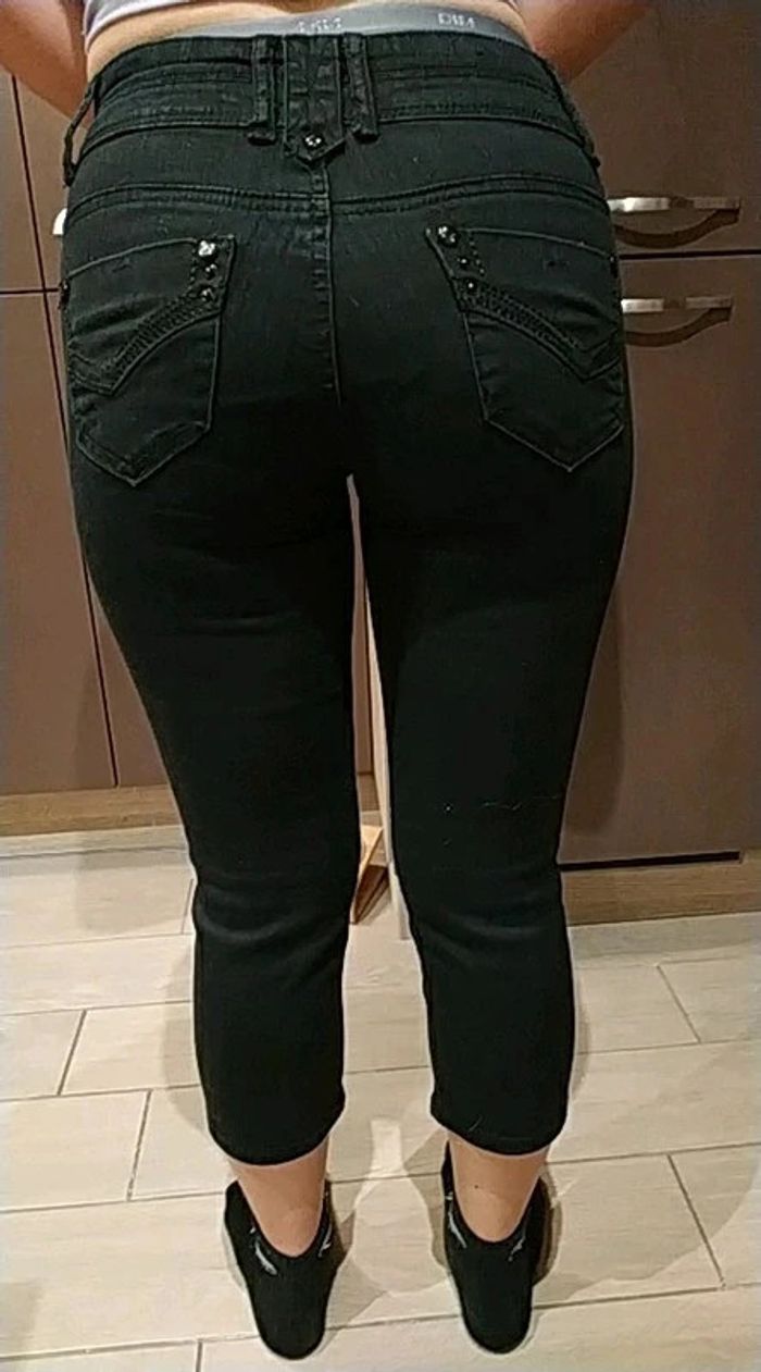 Pantacourt femme noir onado S tbe - photo numéro 11