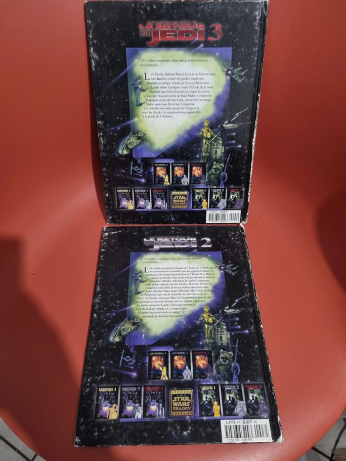 lot de 2 livres du film le retour du jedi avec défaut - photo numéro 6