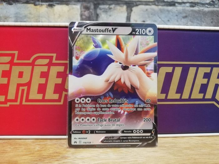 Carte Pokemon Mastouffe V 116/159
