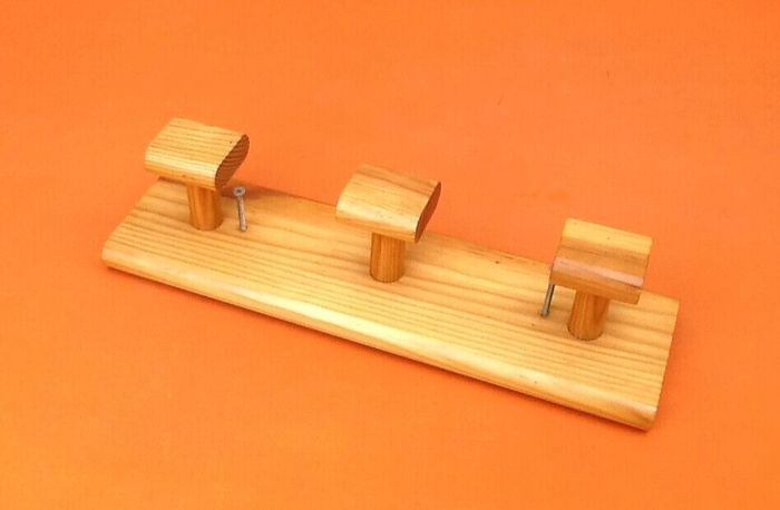 Portemanteau mural 3 patères Style moderniste - photo numéro 2