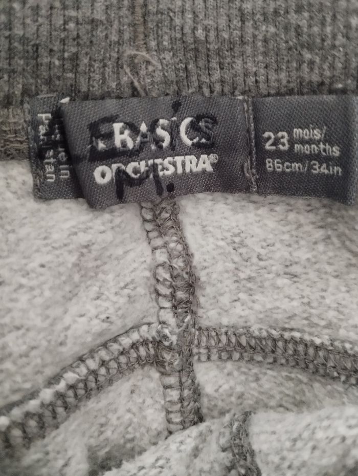 Lot pantalons de jogging 24 mois - photo numéro 3