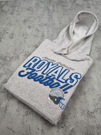 Pull à capuche universitaire Royals Football – Taille M Hommes