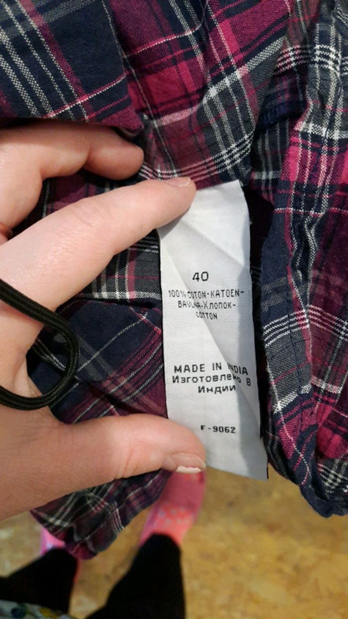 Chemise à carreaux - photo numéro 4