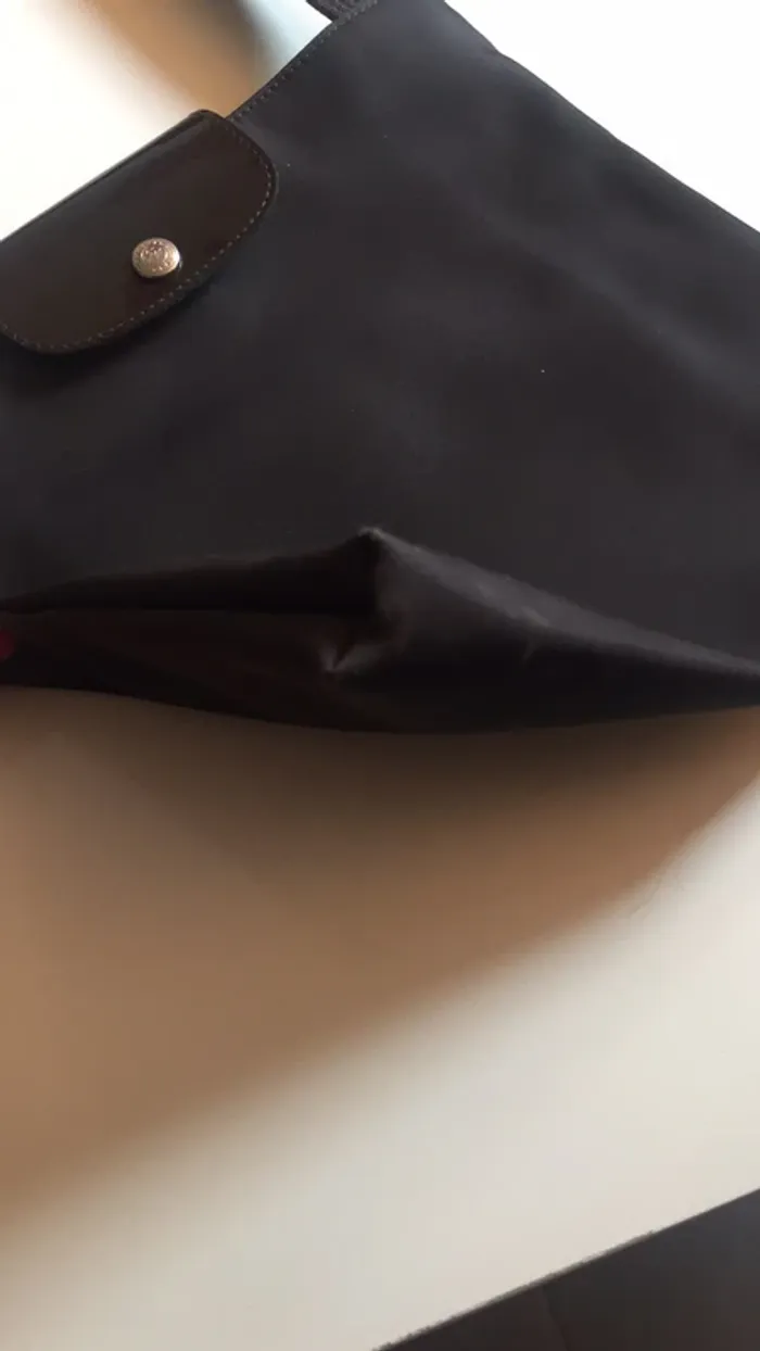 Sac Longchamp bandoulière marron - photo numéro 4