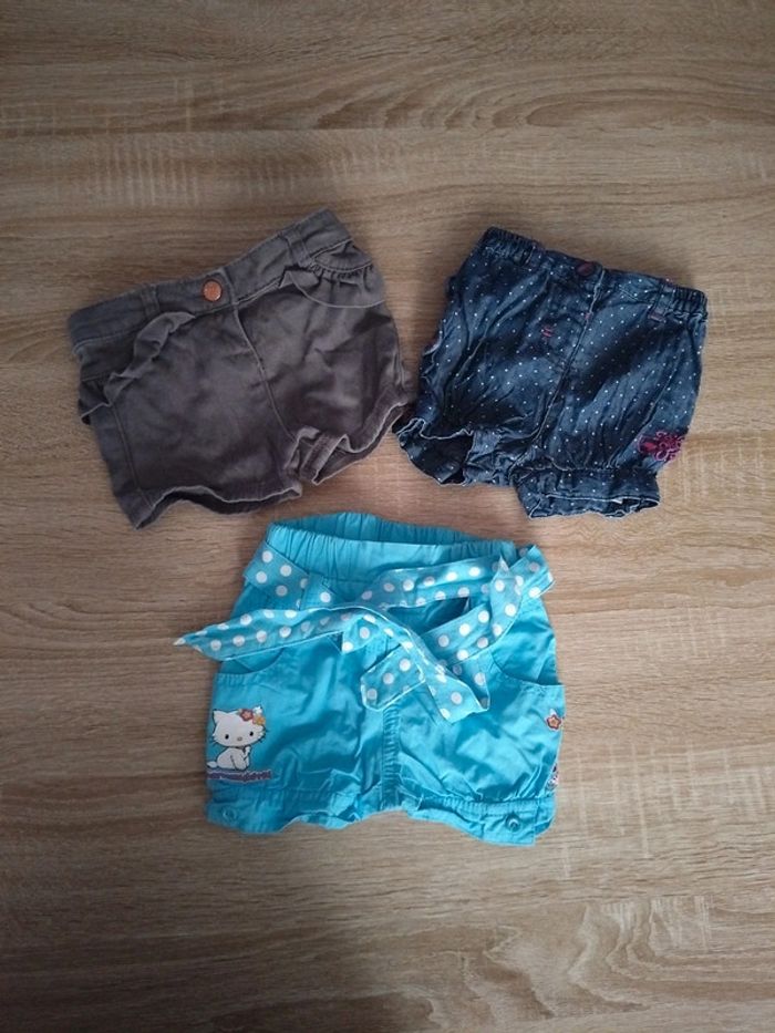 Lot Shorts 6 mois