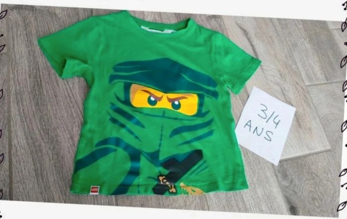 T-shirt manches courtes Ninjago vert Lloyd