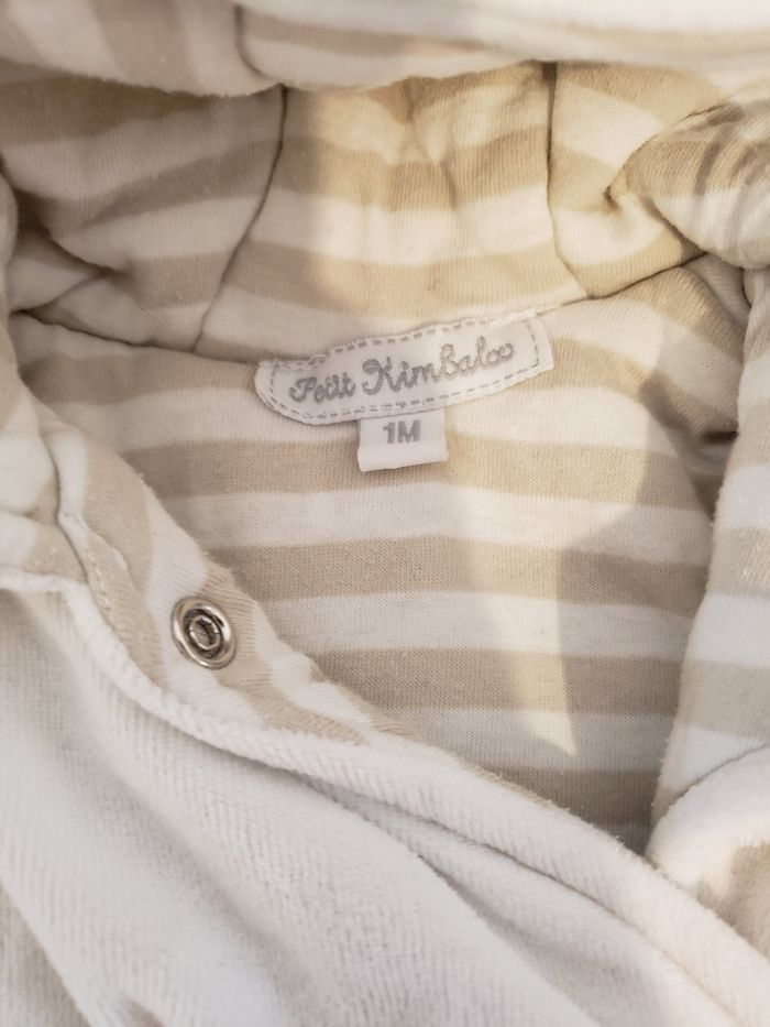 Veste chaude a capuche 1mois - photo numéro 2