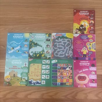 # lot 7 livres pandacraft