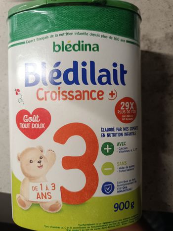 Lait Bledilait croissance plus