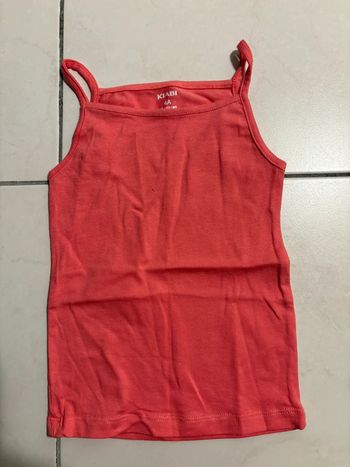 Debardeur kiabi orange fonce