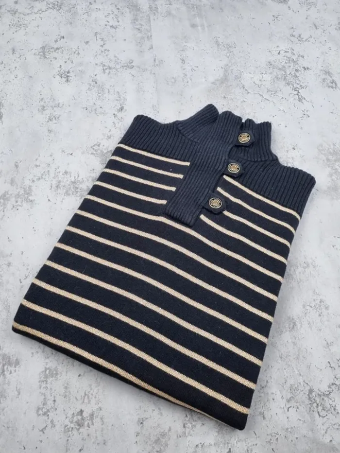 Pull rayé Ralph Lauren – Taille M/38 Femmes