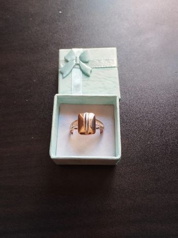 Bague vintage femme avec coffret cadeau