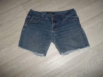 Short BONOBO jean bleu taille 38 EUR TBE
