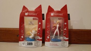 Lot figurines tonies Tara Duncan "vive la magie" et "Que la magie illumine"