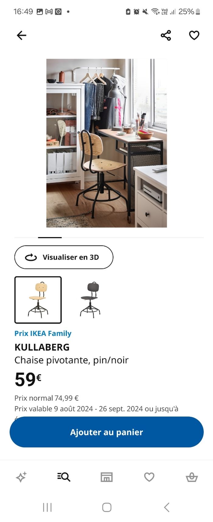 2 bureaux + 2 lampes + 2 chaises - photo numéro 7