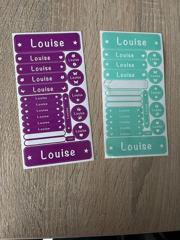 Étiquettes Louise