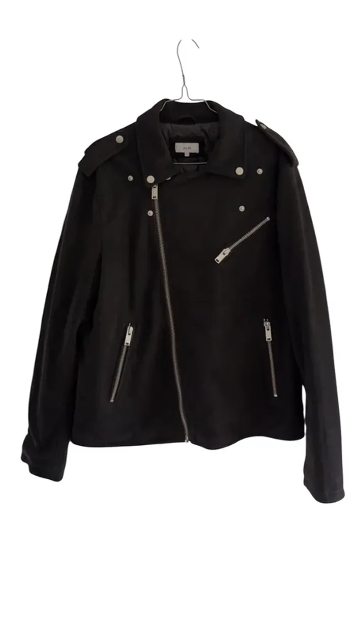 Veste perfecto effet daim Jules XL