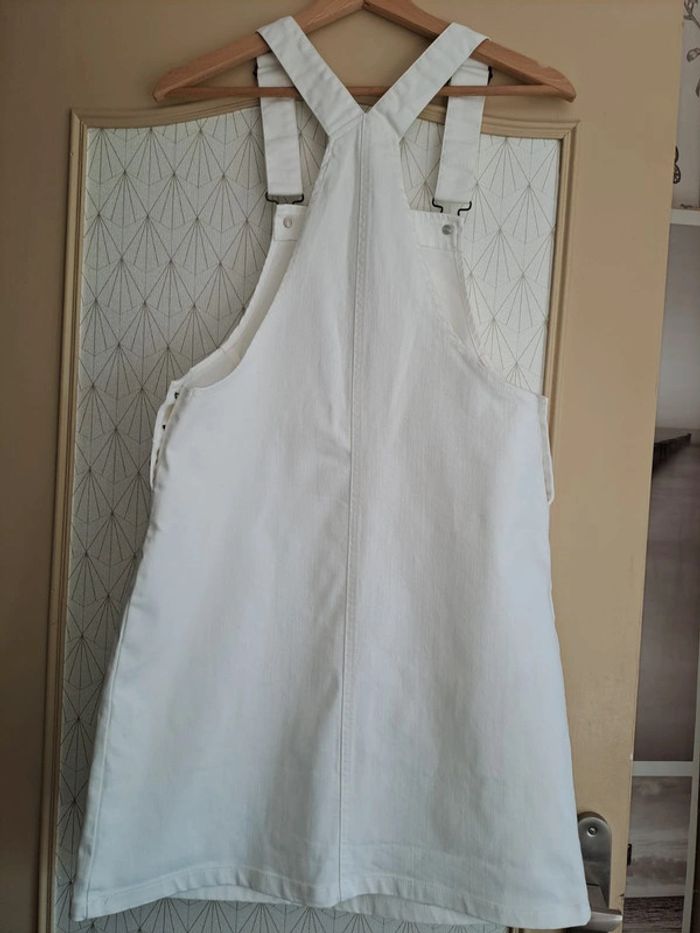 Robe blanche maternité kiabi 36 1 micro tâche qu'on ne voit pas portée 1 fois pr séance photos - photo numéro 5