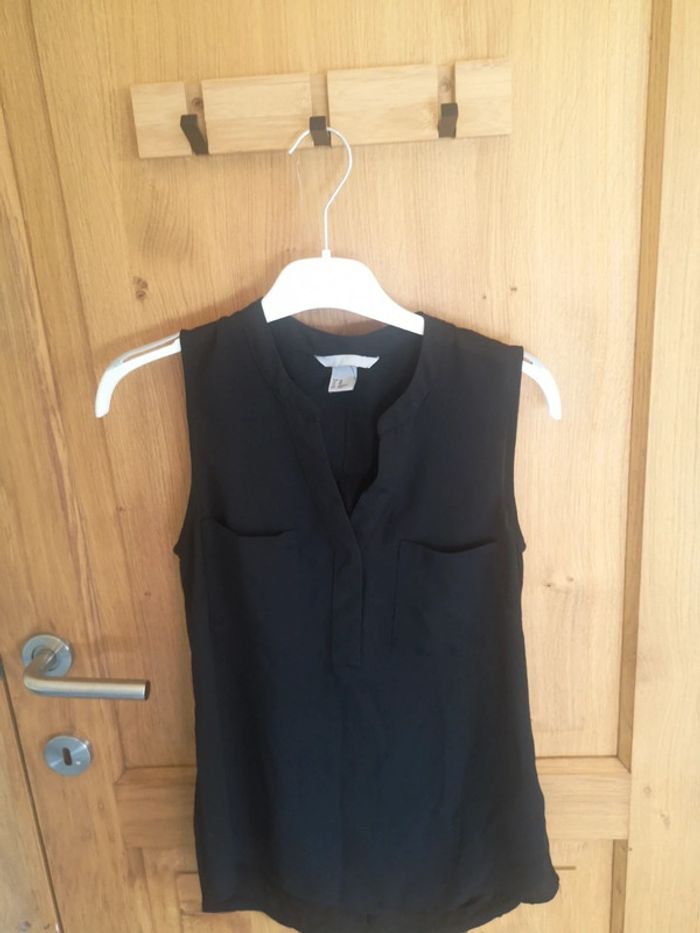 Blouse sans manche H&M en noir xs